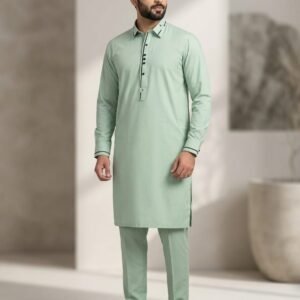 Premium Mint Green Ready-to-Wear Shalwar Kameez