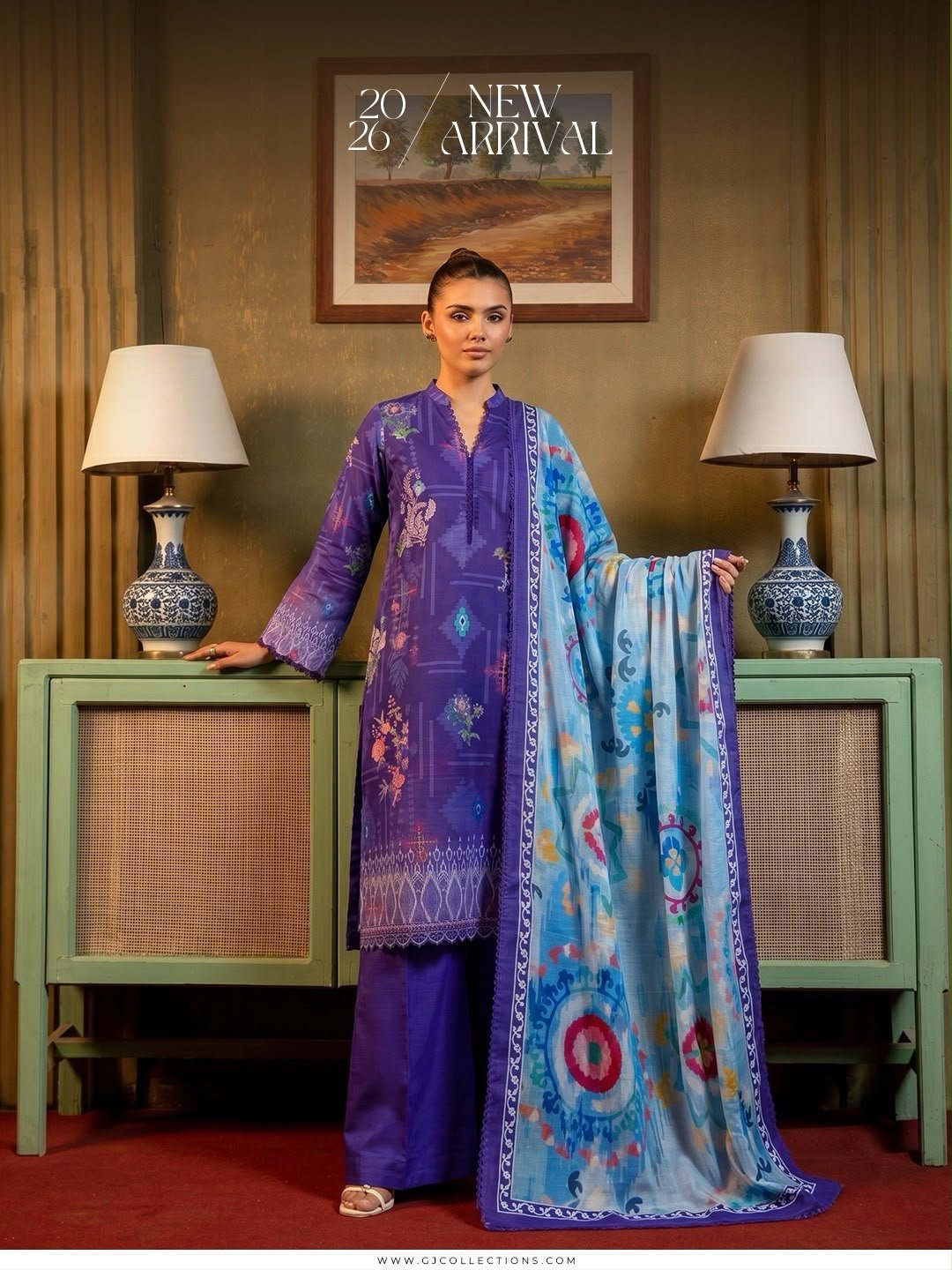 POPINN by GUL-JEE – Winter Collection 2026 | 3 Piece Khaddar Suit