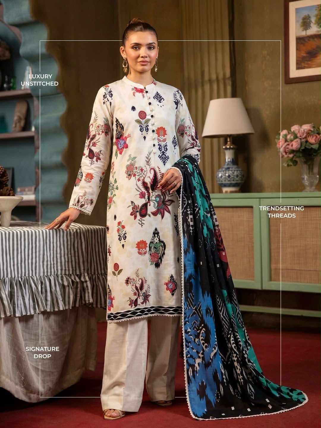 POPINN by GUL-JEE – Winter Collection 2026 | 3 Piece Khaddar Suit