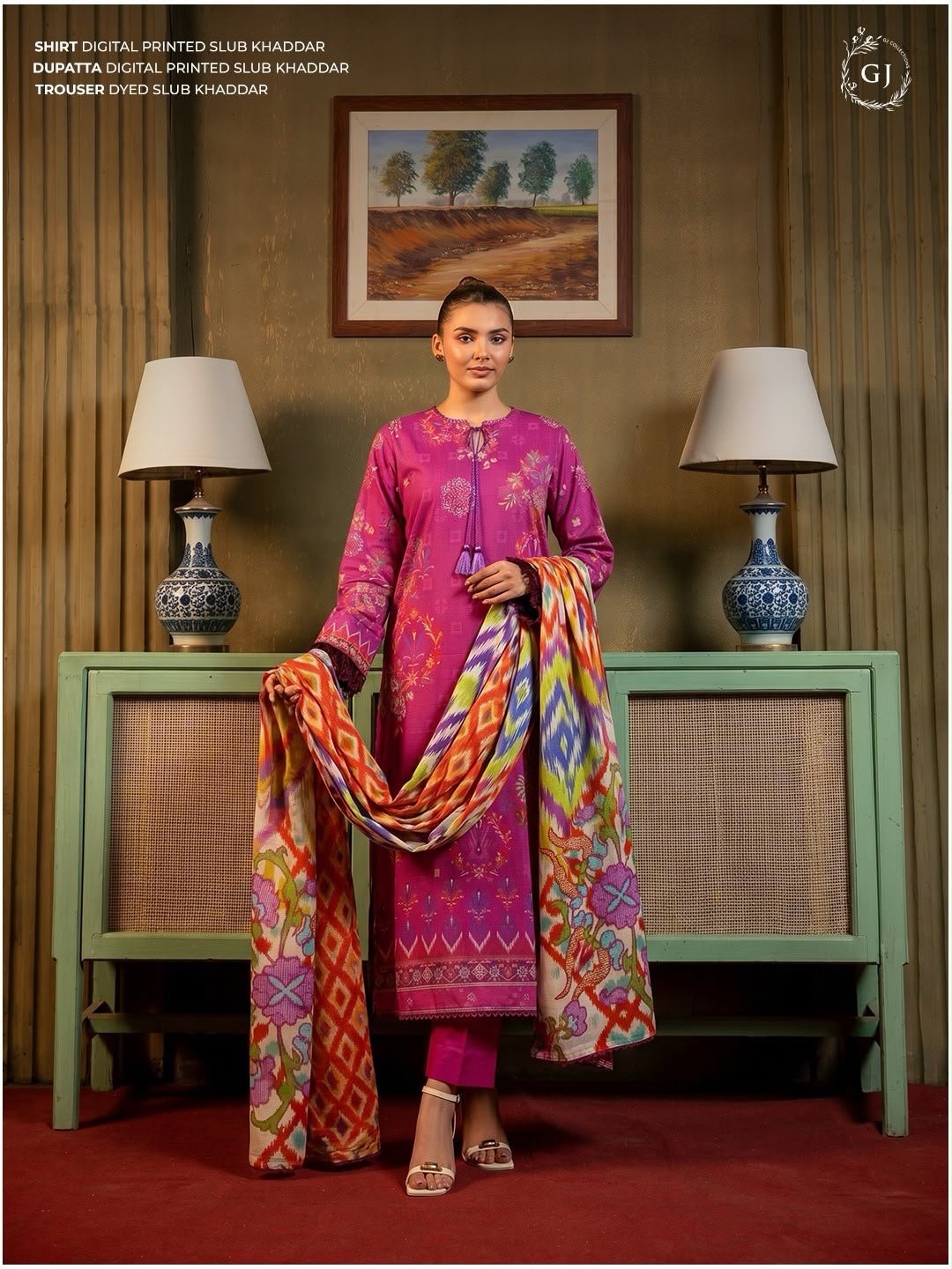 POPINN by GUL-JEE – Winter Collection 2026 | 3 Piece Khaddar Suit
