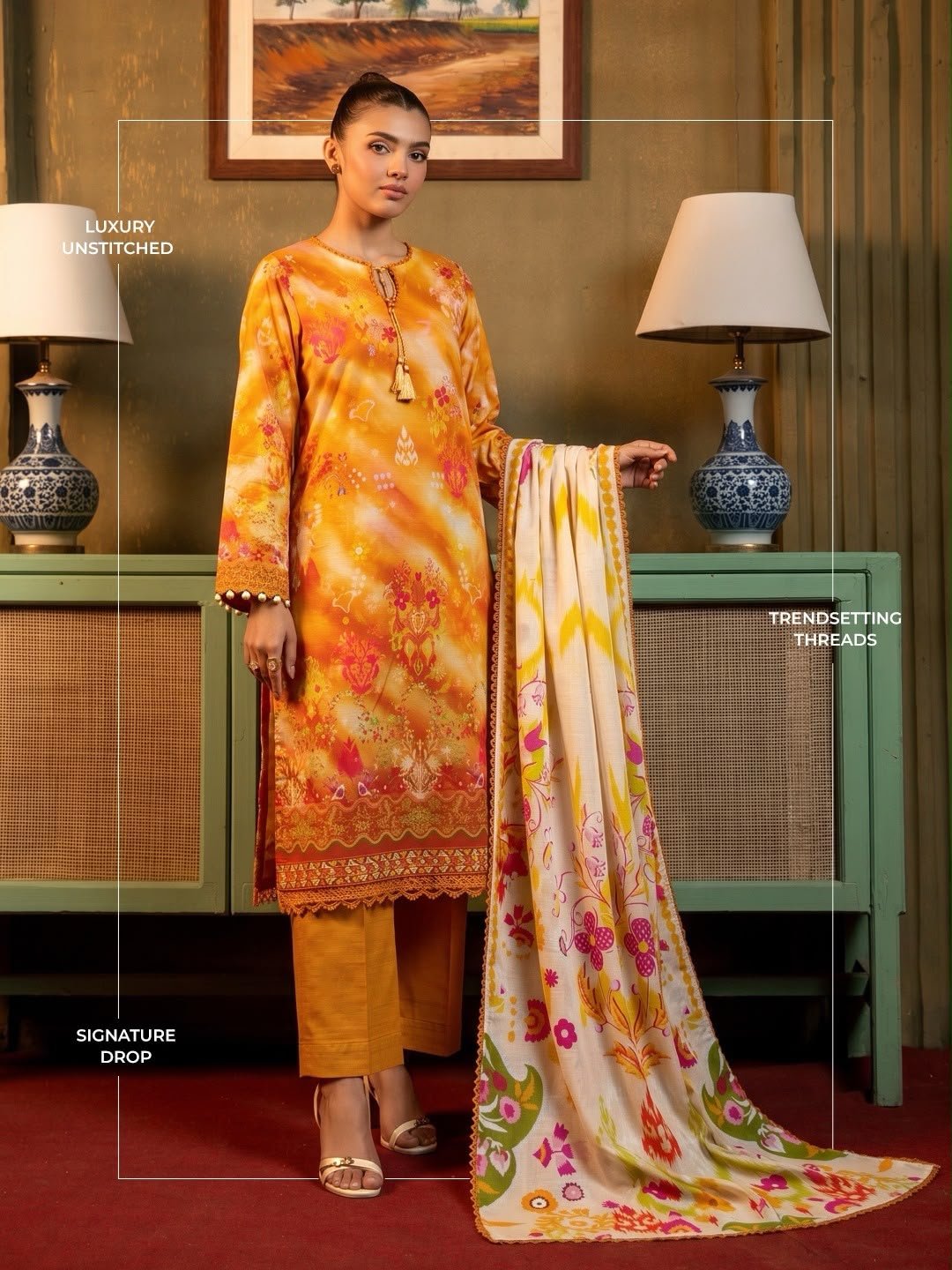 POPINN by GUL-JEE – Winter Collection 2026 | 3 Piece Khaddar Suit