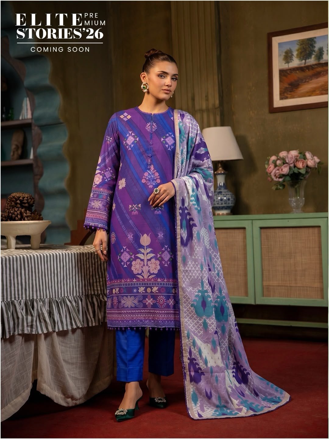 POPINN by GUL-JEE – Winter Collection 2026 | 3 Piece Khaddar Suit