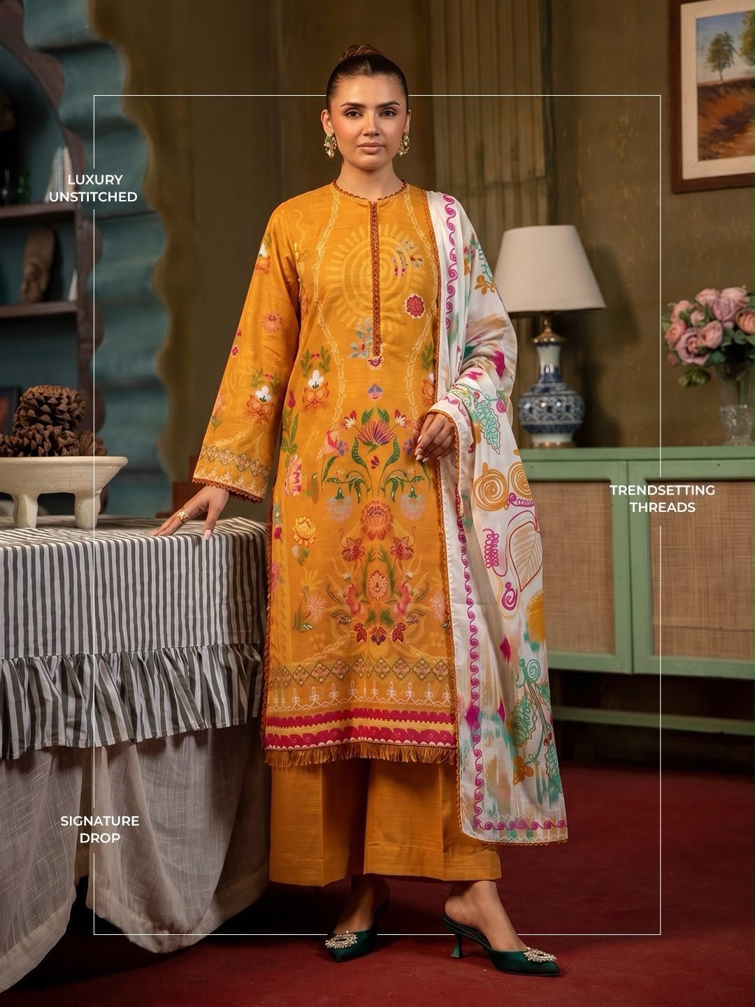 POPINN by GUL-JEE – Winter Collection 2026 | 3 Piece Khaddar Suit