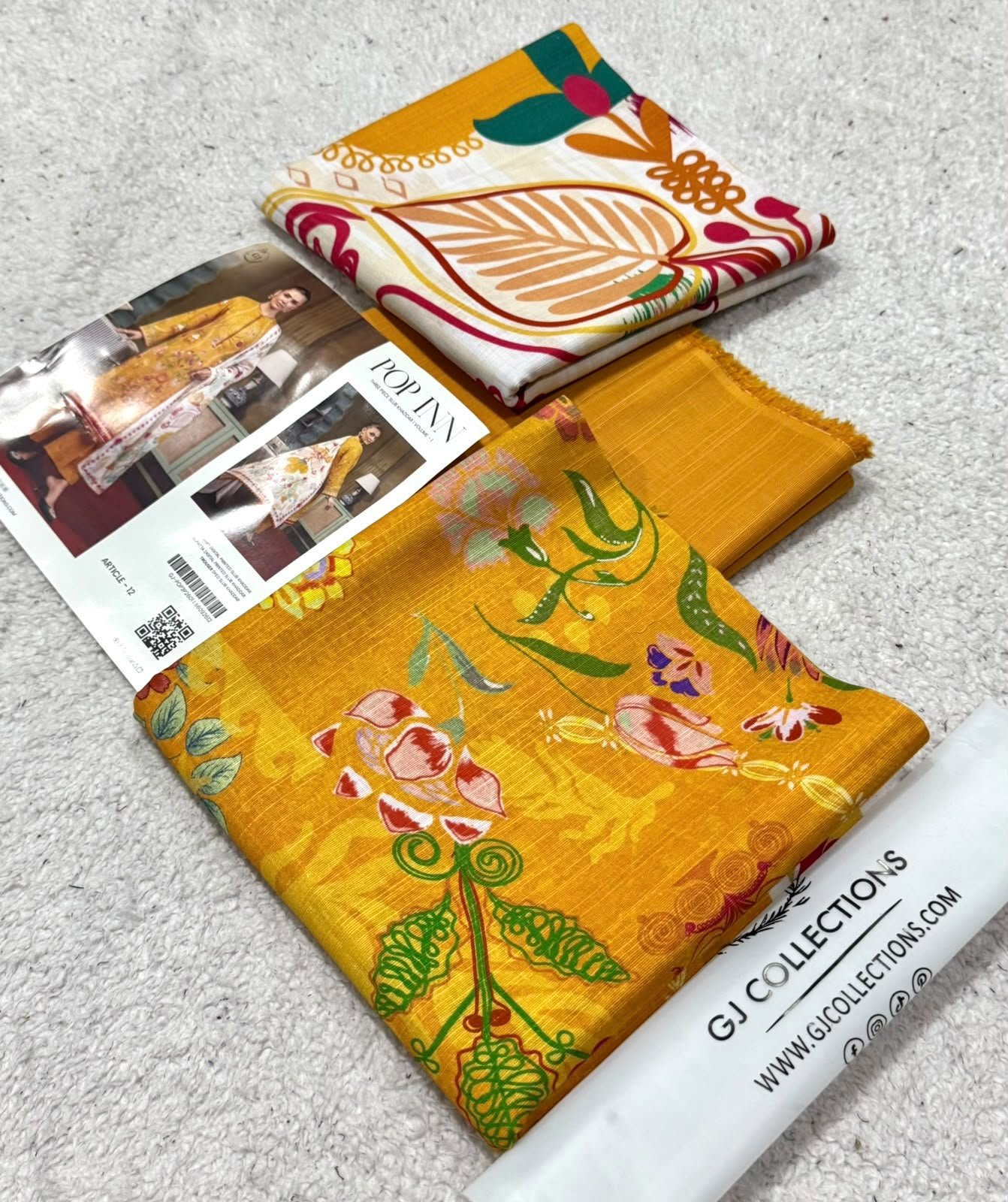 POPINN by GUL-JEE – Winter Collection 2026 | 3 Piece Khaddar Suit - Image 2